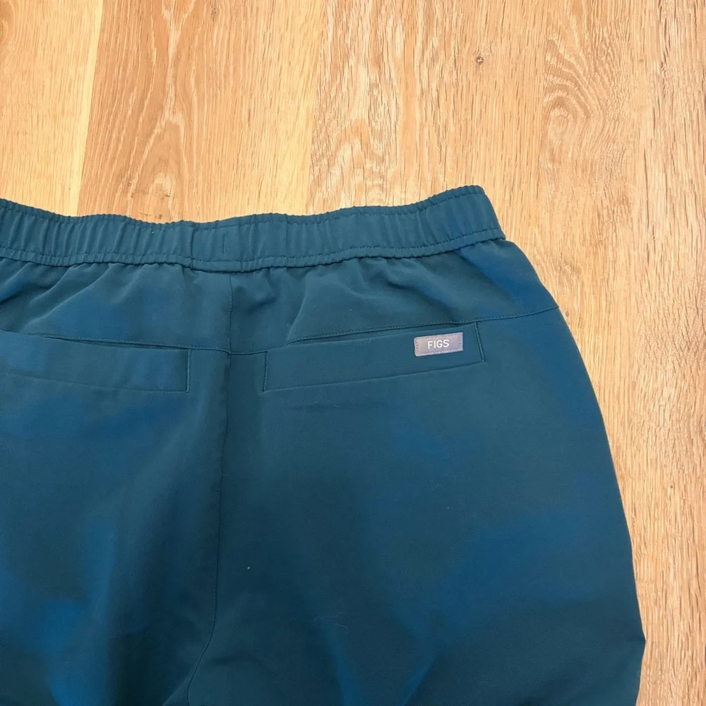 Figs Men’s Tansen Small Scrub Pants Teal Drawstring Jogger Nurse Doctor